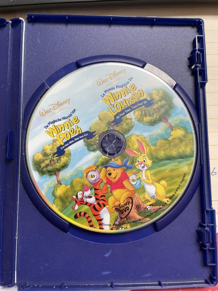 De magische wereld van winnie de poeh /disney dvd, Alle leeftijden, Ophalen of Verzenden, Zo goed als nieuw, Amerikaans