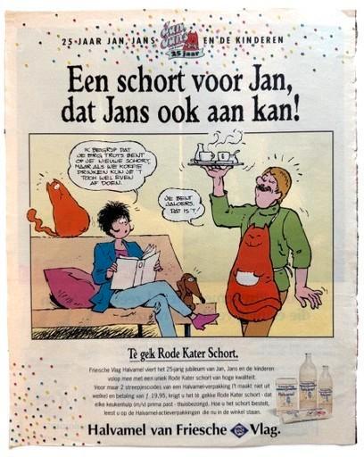 Jan Kruis Jan Jans en de kinderen ADVERTENTIE Friesche Vlag, Boeken, Stripboeken, Nieuw, Eén stripboek, Ophalen of Verzenden
