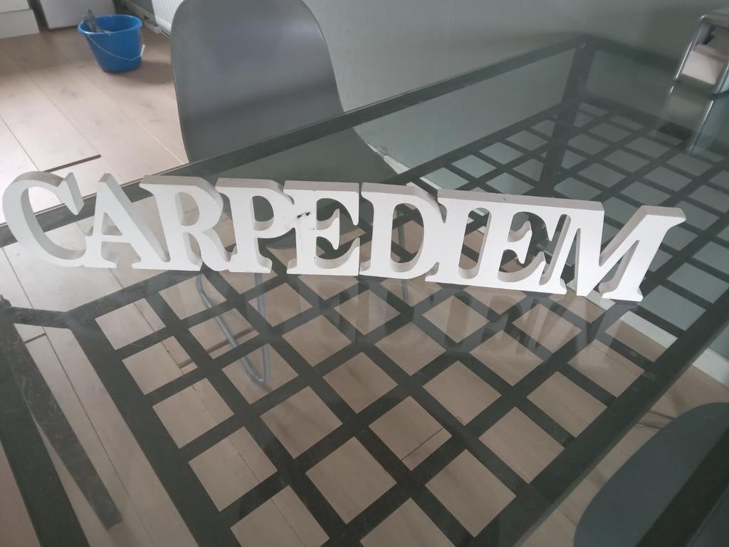 Decoratie Carpe Diem, Ophalen of Verzenden