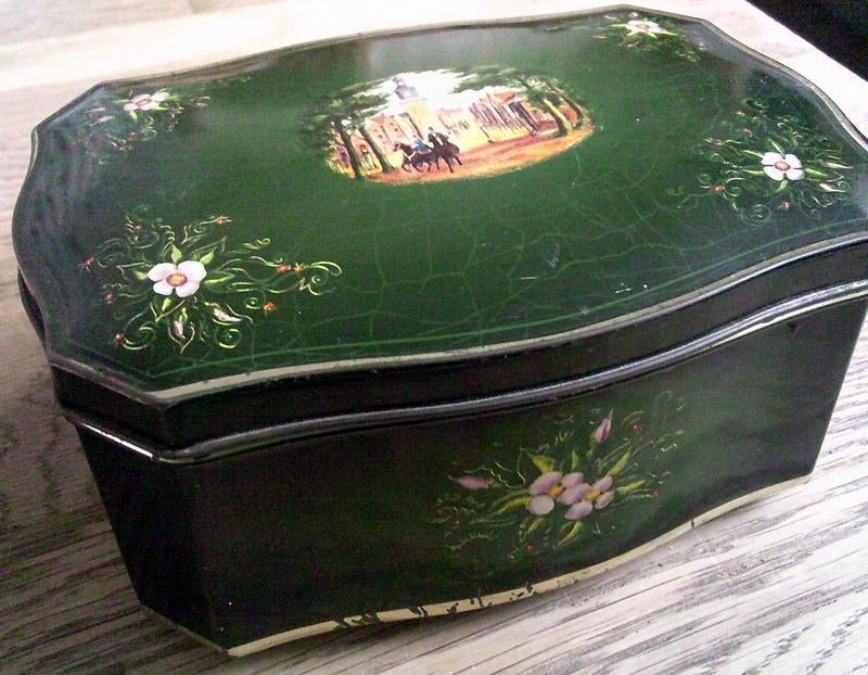 Vintage Pickwick tea tin- blik decoratief opbergen, Verzamelen, Blikken, Ophalen of Verzenden, Gebruikt, Koek(jes)