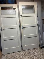 Binnendeuren met glas, 201,5 x 78 cm, Ophalen, Gebruikt, Minder dan 80 cm, Binnendeur
