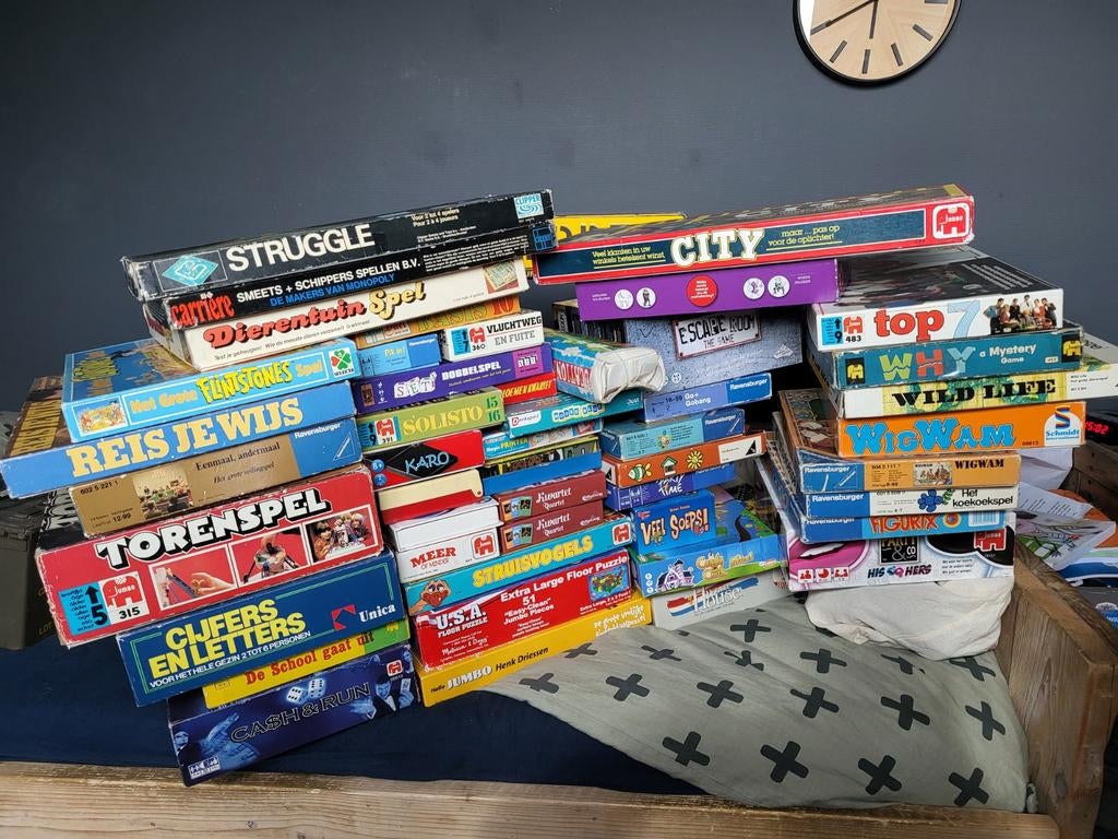 47 Gezelschapsspellen in één koop, Ophalen
