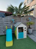 Smoby Speelhuisje met Glijbaan (wateraansluiting), Kinderen en Baby's, Speelgoed | Buiten | Speeltoestellen, Ophalen, Gebruikt