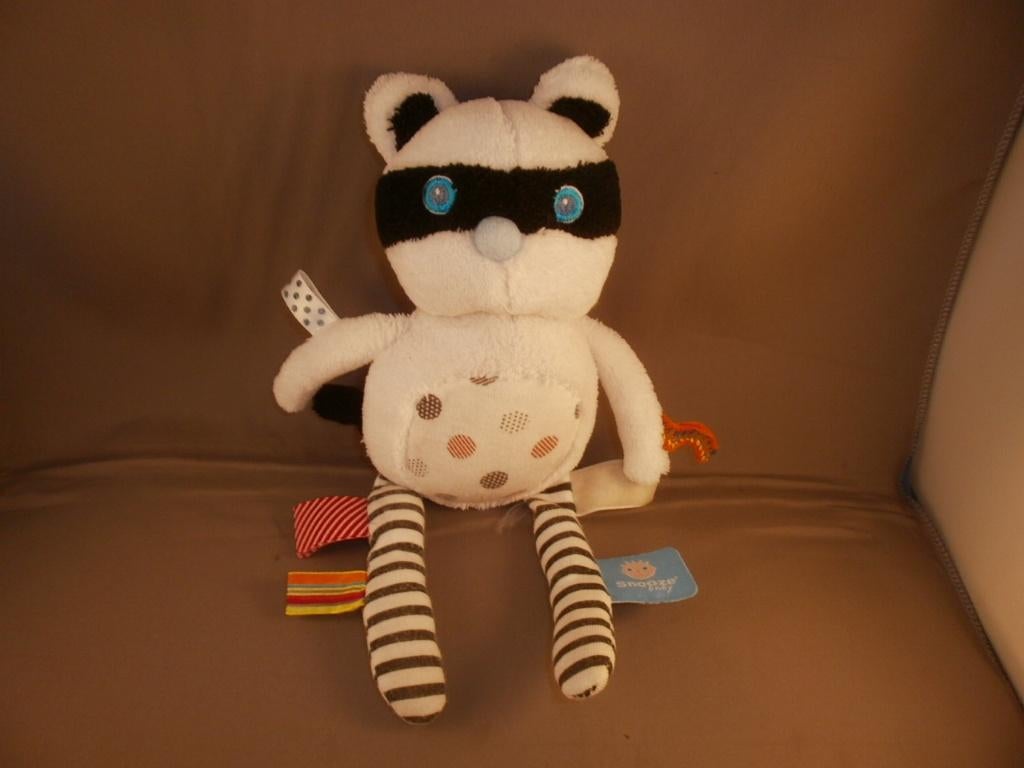 snoozebaby superheld/beer/boef zwart wit gestreept en labels, Ophalen of Verzenden, Nieuw, Overige typen