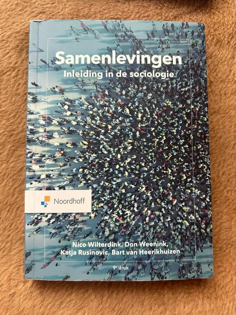 Samenlevingen - Inleiding in de sociologie - 9e druk, Boeken, Ophalen of Verzenden, Gamma, Gelezen, HBO