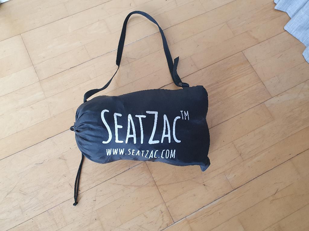 SeatZac opblaasbare bank loungestoel festivalstoel z.g.a.n., Ophalen of Verzenden, Zo goed als nieuw, Zwart, Zitzak