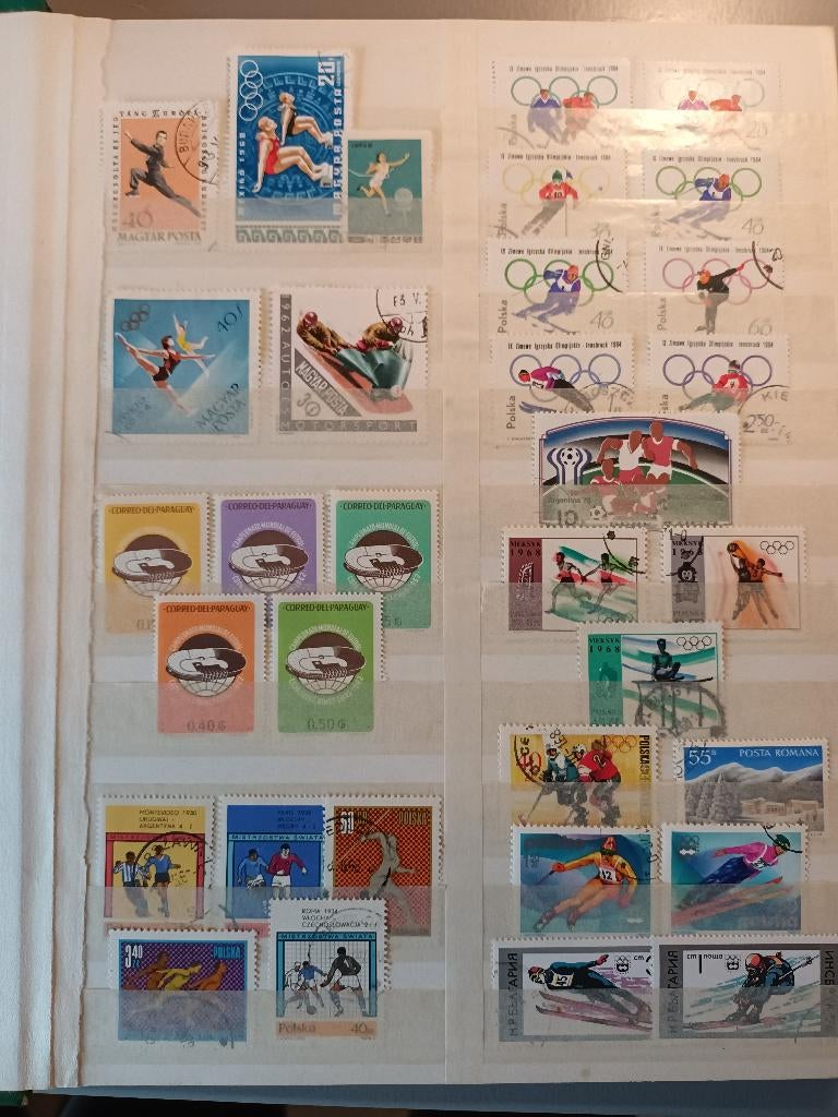 postzegels sport, Postzegels en Munten, Postzegels | Thematische zegels, Ophalen of Verzenden, Gestempeld, Sport