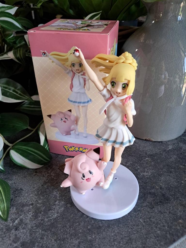 Pokémon Beeld Lilly & Clefairy - Anime Figuur, Ophalen of Verzenden, Zo goed als nieuw