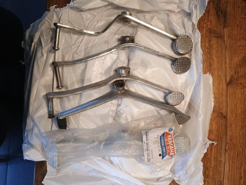 Originele Yamaha FS1 RD DT TY Schakel/Rem Pedalen NOS, Fietsen en Brommers, Ophalen of Verzenden, Nieuw, Blok, Yamaha