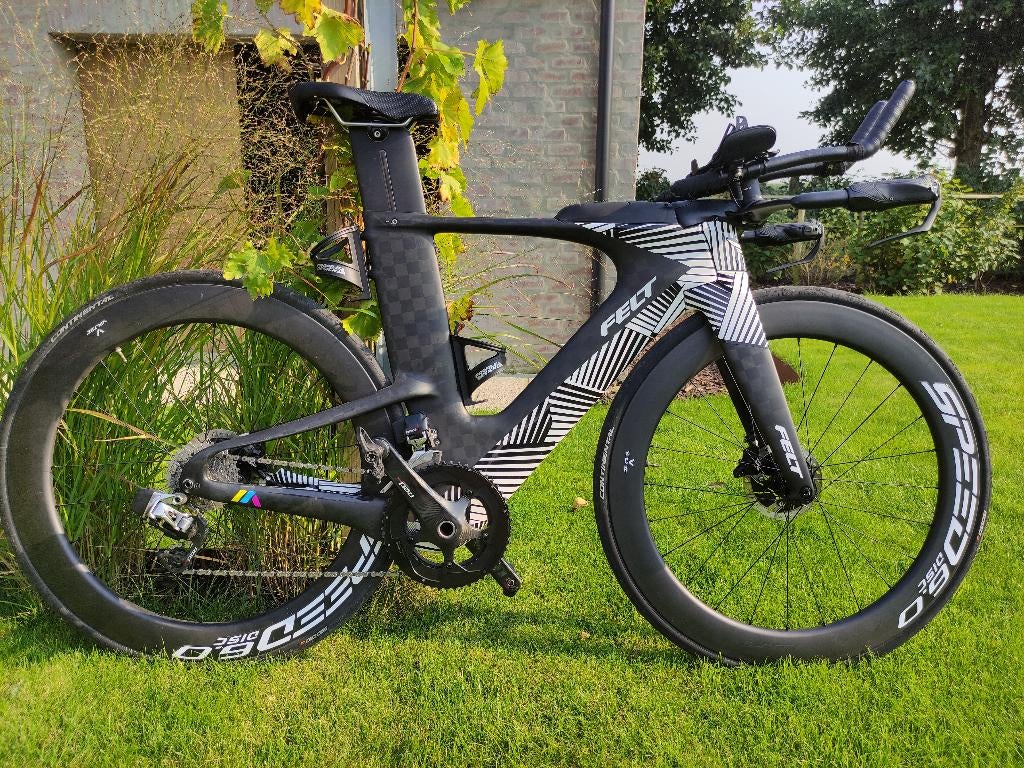 TT, Triathlonfiets, triatlon, Felt Ia advanced Sram red, Ophalen, Carbon, Meer dan 20 versnellingen, Overige merken