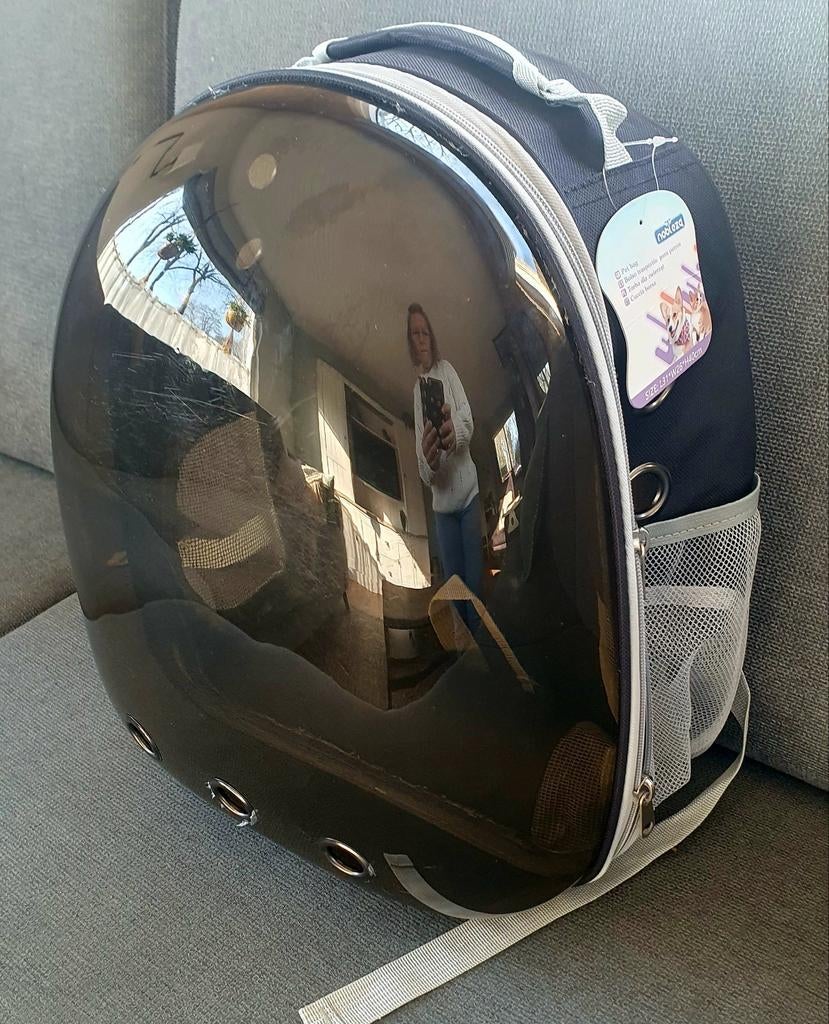 Nobleza Pet Carrier Rugzak (Bubble Backpack Carrier), Dieren en Toebehoren, Ophalen of Verzenden, Zo goed als nieuw