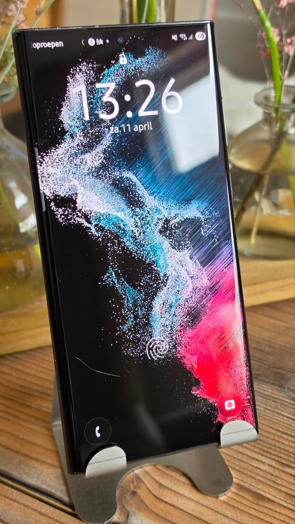 Samsung Galaxy S22 Ultra 256gb - Altijd beschermd., Telecommunicatie, Mobiele telefoons | Samsung, Gebruikt, Zwart, Touchscreen
