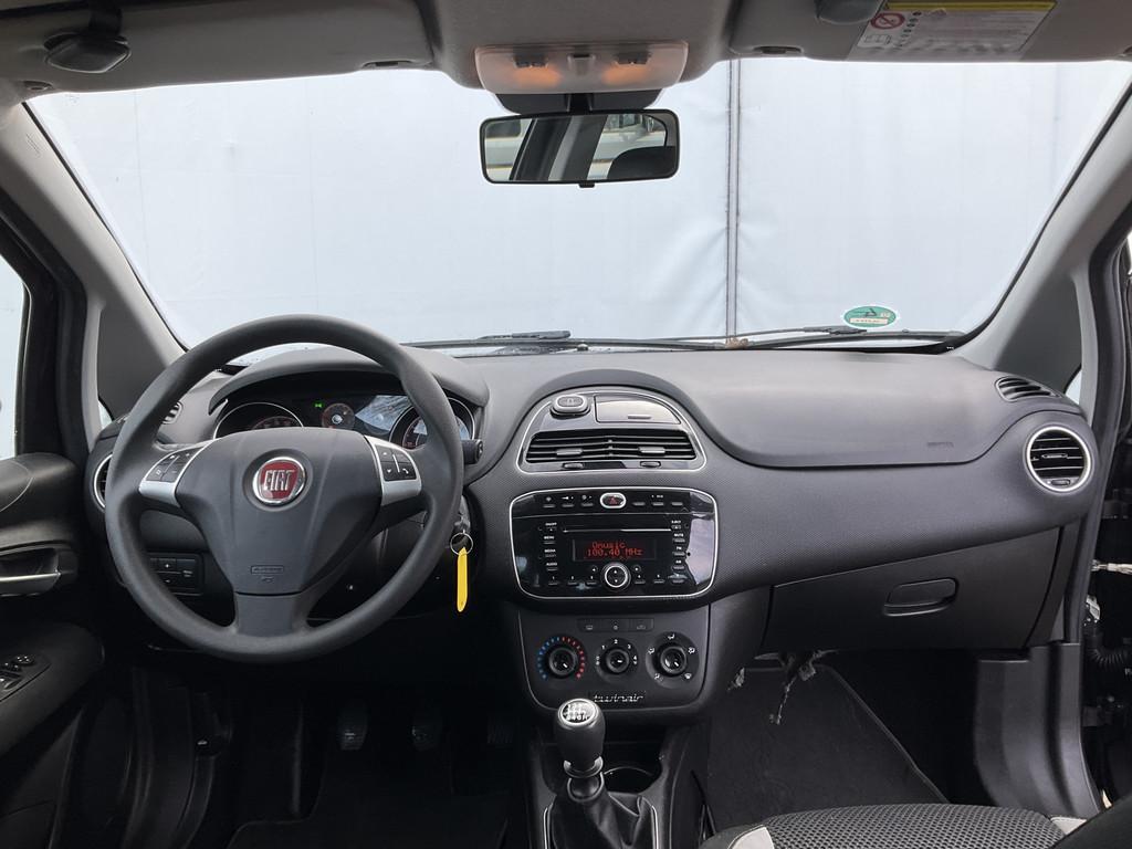 Fiat Punto Evo 0.9 TwinAir 5-Deurs Airco LMV Bluetooth Inrui, Auto's, Fiat, Voorwielaandrijving, Euro 5, 86 pk, Zwart