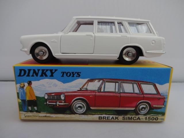 Simca 1500 break wit nr: 507 van Dinky Toys 1:43 € 22,00, Ophalen of Verzenden, Nieuw, Auto, Dinky Toys
