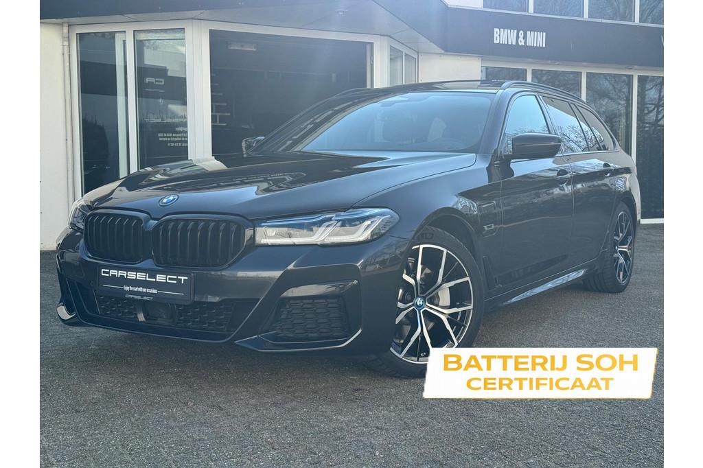 BMW 5 Serie Touring 530e xDrive High Executive – M Sport, 1998 cc, 1935 kg, Gebruikt, Zwart