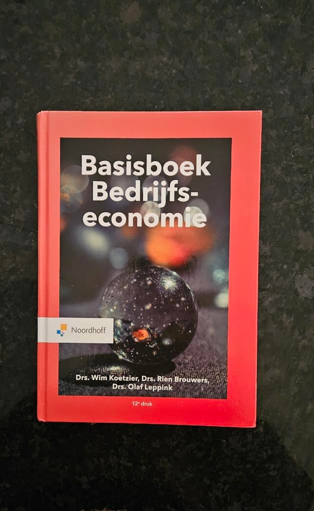 Basisboek Bedrijfseconomie, Boeken, Studieboeken en Cursussen, Ophalen of Verzenden