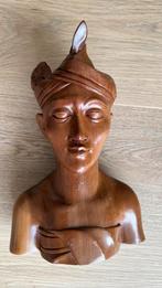 Houtsnijwerk Balinese man 25cm hoog, Ophalen of Verzenden