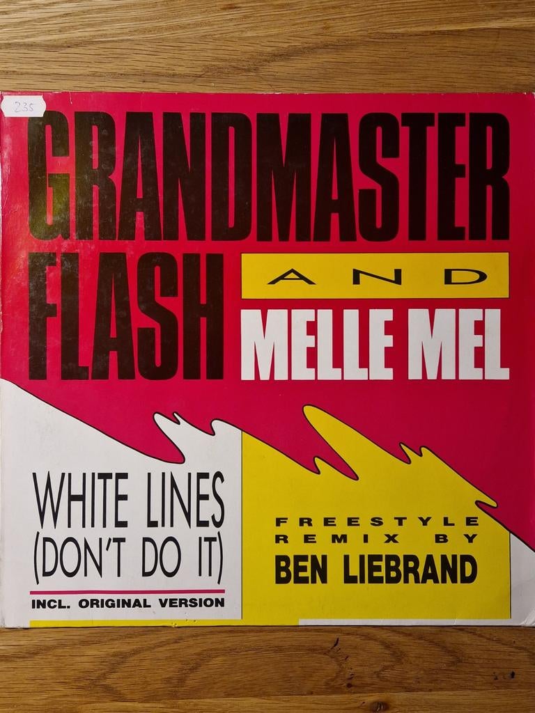 Grandmaster Flash & Melle Melle - Whitelines don't do it, Cd's en Dvd's, Vinyl | Hiphop en Rap, Ophalen of Verzenden, 1985 tot 2000