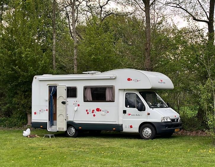 Trigano Autoroller 7-persoons camper 2006, Caravans en Kamperen, Campers, Particulier, meer dan 6, Alkoof, Fiat, Fiat, Diesel