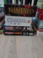 Bordspellen verzameling oa Monopoly + Carcassonne + Frogger, Ophalen of Verzenden, Zo goed als nieuw