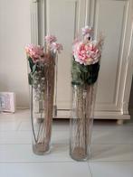 Hoge glazen vazen, Ophalen, Gebruikt, Overige kleuren, 50 tot 75 cm