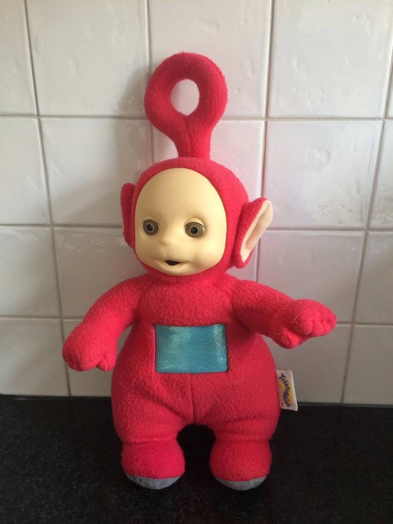 Teletubbies Po 40 cm - met werkend geluid, zie foto's, Overige merken, Met label, Overige typen, Ophalen of Verzenden