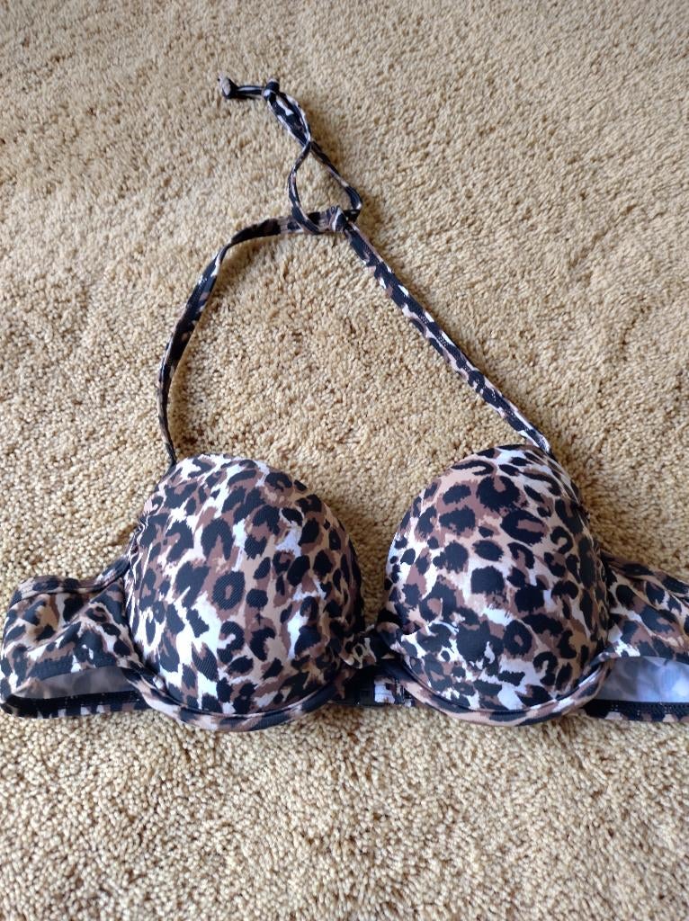 Lascana bikini top nieuw 40A panterprint, Kleding | Dames, Badmode en Zwemkleding, Lascana, Bruin, Nieuw, Ophalen of Verzenden