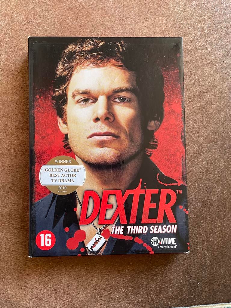 Dexter Seizoen 3 DVD - Thriller Serie, Cd's en Dvd's, Dvd's | Tv en Series, Vanaf 16 jaar, Ophalen of Verzenden, Zo goed als nieuw