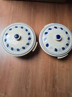 BOCH  Belgie. 2 antieke serveer schalen. La Louviere., Antiek en Kunst, Antiek | Servies los, Ophalen of Verzenden