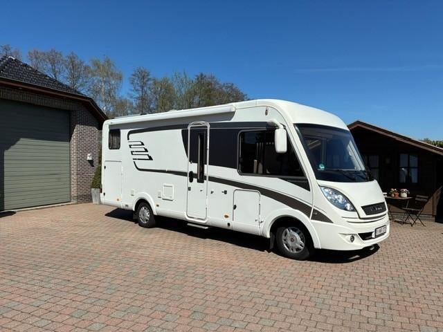 Camper Hymer Integraal B588  KM 45 743, Caravans en Kamperen, Campers, Integraal, Ringverwarming, Fiat, Particulier