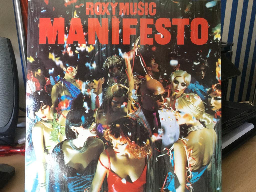Roxy Music-Manifesto. Topvinyl en dito hoes., Ophalen of Verzenden, Zo goed als nieuw, 12 inch