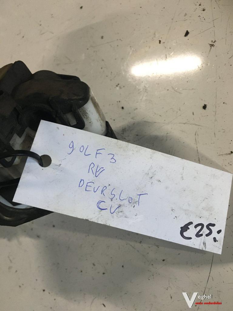 Vw Golf 3 Portierslot Rechtsvoor met cv, Gebruikt, -, -, Ophalen of Verzenden