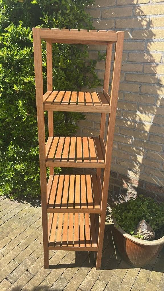 Houten kast / Badkamer kast, Huis en Inrichting, Badkamer | Badkamermeubels, Ophalen, (Half)hoge kast, Minder dan 50 cm, Gebruikt