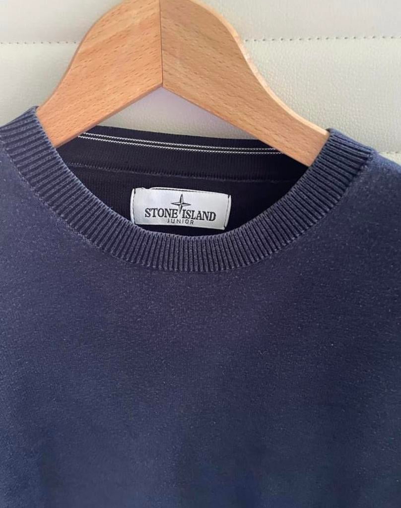 Stone Island trui maat S zonder embleem, Ophalen of Verzenden, Gedragen, Maat 46 (S) of kleiner, Blauw
