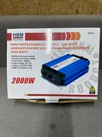 HBM Omvormer 2000W 12V  230V | Spanningsomvormer | Nieuw!, Auto-onderdelen, Accu's en Toebehoren, Ophalen of Verzenden, Nieuw