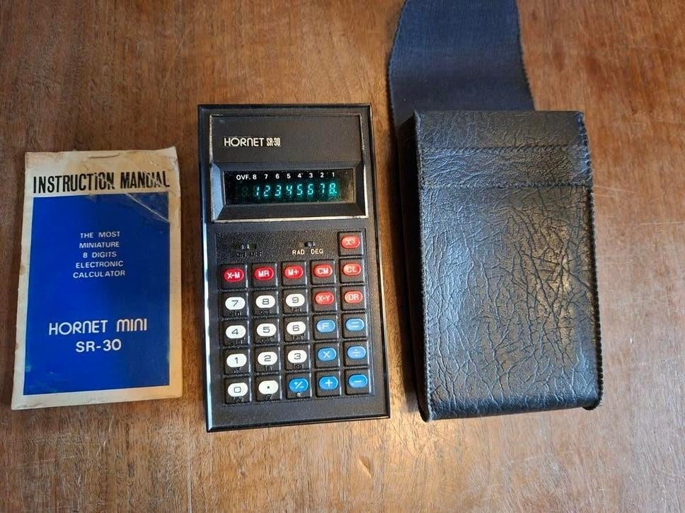 ​Vintage Hornet SR-30 Scientific Calculator – JAREN '70, Ophalen of Verzenden