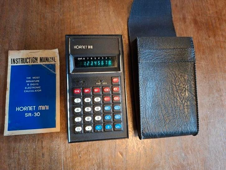 ​Vintage Hornet SR-30 Scientific Calculator – JAREN '70, Diversen, Rekenmachines, Ophalen of Verzenden