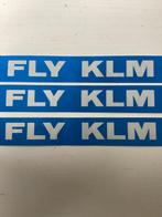 3 stickers Fly KLM, Verzamelen, Verzenden, Zo goed als nieuw