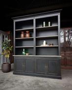 Donkere Boekenkast | Smalle Bibliotheekkast | Winkel #5609, Niet ingevuld, 200 cm of meer, Niet ingevuld, Ophalen of Verzenden