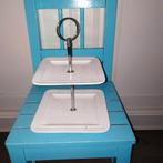 2-laags Etagere met vierkante schaaltjes Gusta, Huis en Inrichting, Woonaccessoires | Etagères, Ophalen, Gebruikt