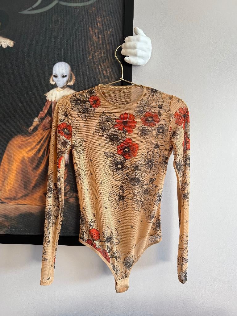 Fiocci Bodysuit, maat S, Kleding | Dames, Ondergoed en Lingerie, Fiocci, Ophalen of Verzenden, Beige, Body of Korset