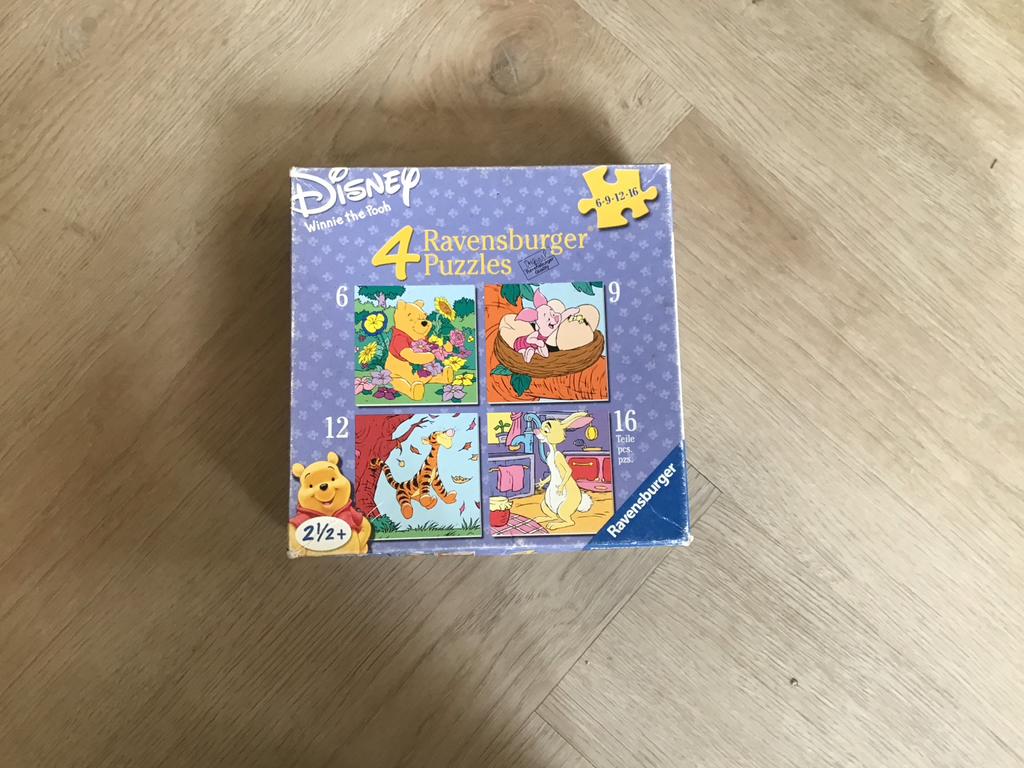 Disney Winnie de Poeh Puzzels (6, 9, 12, 16 stukjes), Ophalen, 10 tot 50 stukjes, Gebruikt, 2 tot 4 jaar