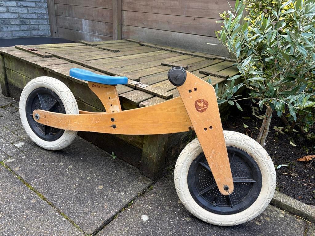 Houten loopfiets van Wishbone Bike (3-in-1), Ophalen of Verzenden, Gebruikt, Loopfiets