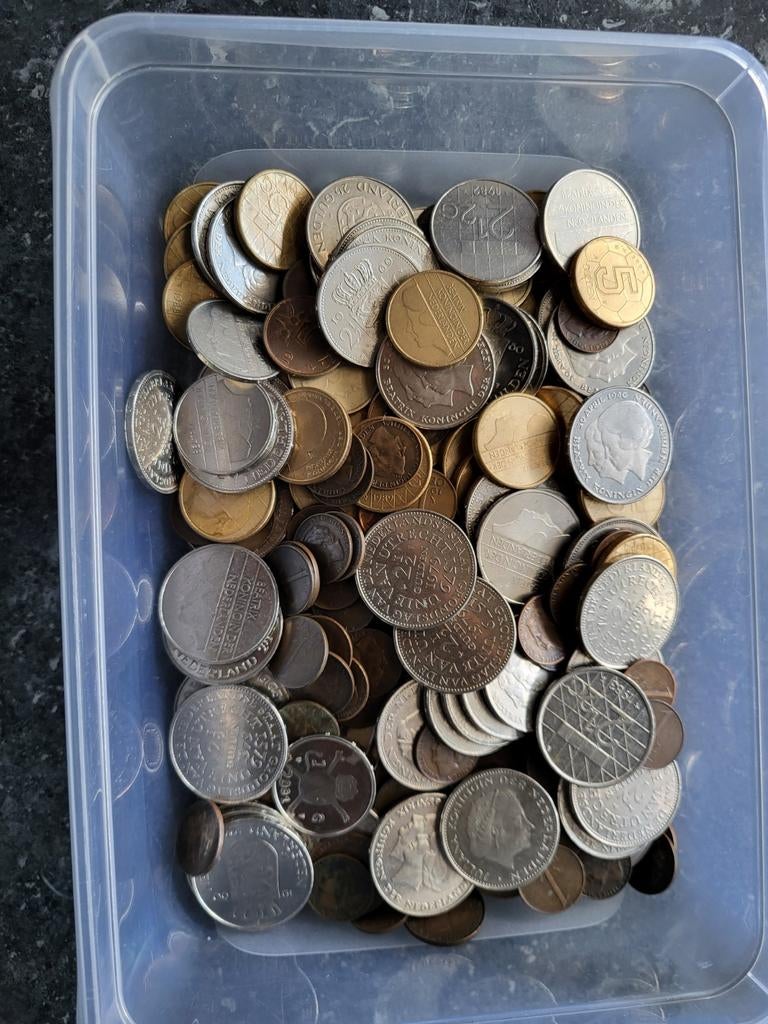 +/- 1500 gram Nederlandse munten. Geen zilver., Postzegels en Munten, Munten | Nederland, Ophalen of Verzenden, Losse munt
