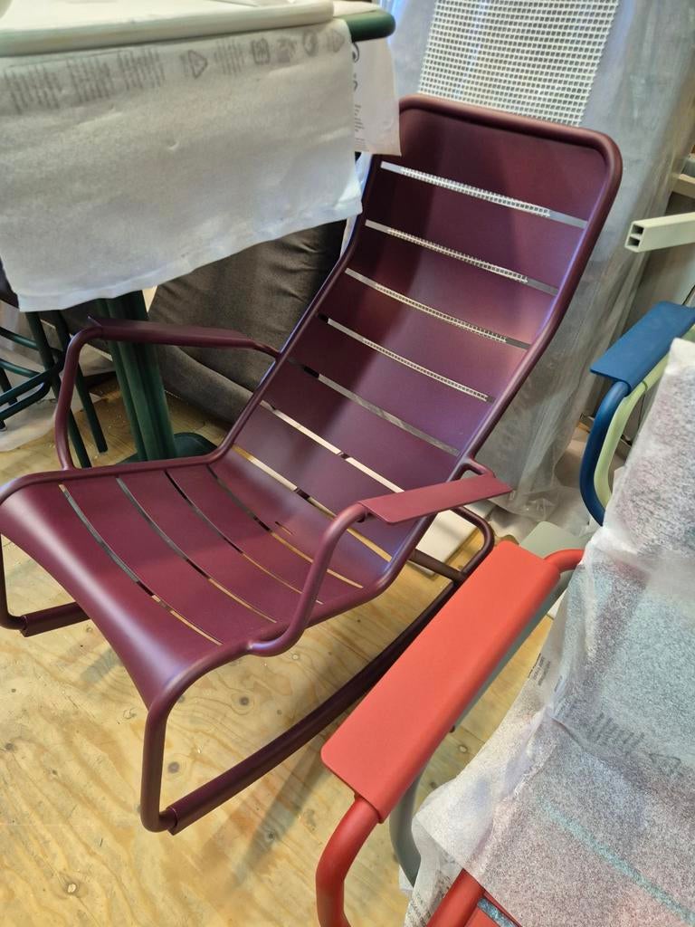 Nieuwe fermob rockingchair/cocotte cactus / Orange Setprijs, Ophalen of Verzenden, Nieuw