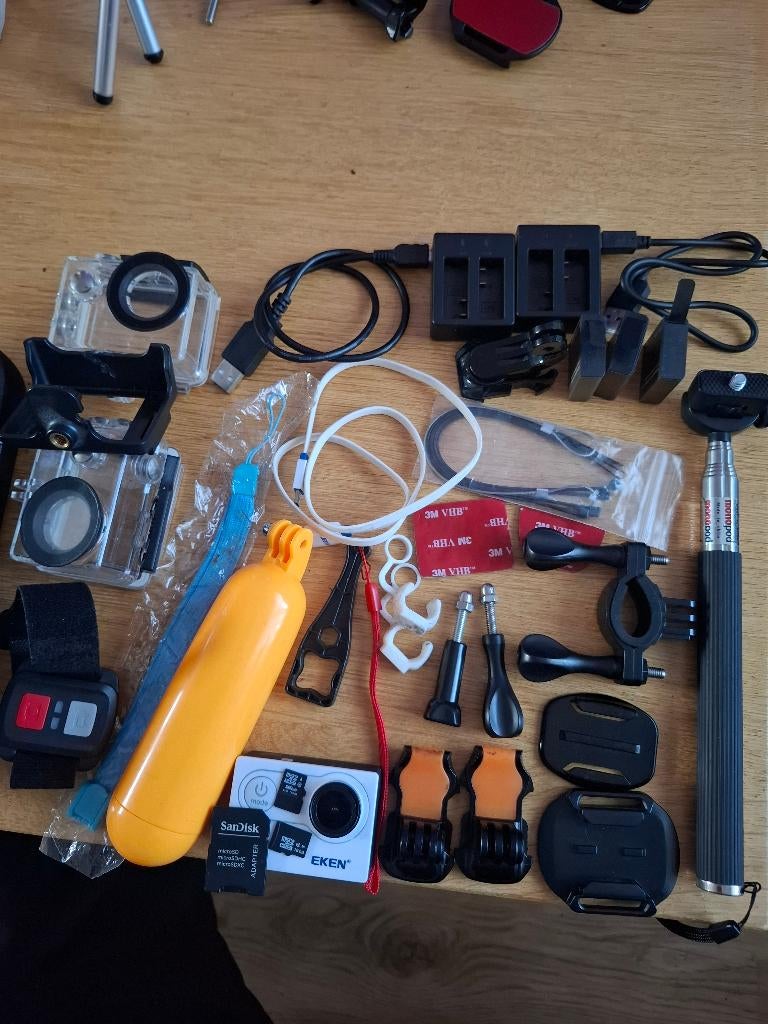 📷 Eken actiecamera (zgan) 📷, Ophalen of Verzenden, Zo goed als nieuw, Overige merken