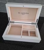 Ti Sento juwelendoosje juwelen sieradendoos collectors item, Ophalen of Verzenden, Nieuw, Wit, Hardcase
