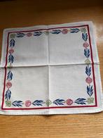 Set van 12 servetten boerenbont, Huis en Inrichting, Keuken | Textiel, Ophalen of Verzenden, Zo goed als nieuw, Wit, Placemat