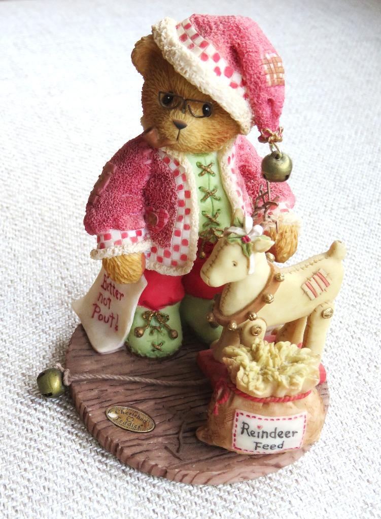 Beeldje Beer Wendall ( Cherished Teddies 2001 ), Verzamelen, Ophalen of Verzenden, Zo goed als nieuw, Overige typen