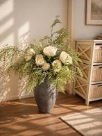 Intratuin luxe grote decoratie set vaas + 9 bloemen ZGAN, Ophalen of Verzenden, Zo goed als nieuw